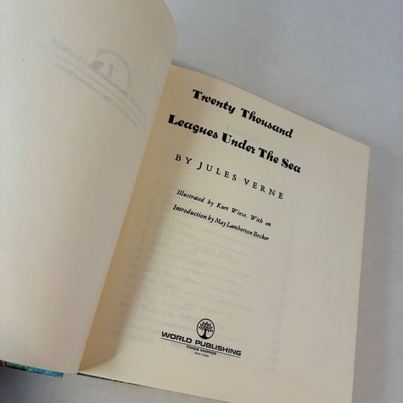 Twenty Thousand Leagues Under the Sea Jules Verne Illustrated Kurt Wiese Book - Picture 13 of 16
